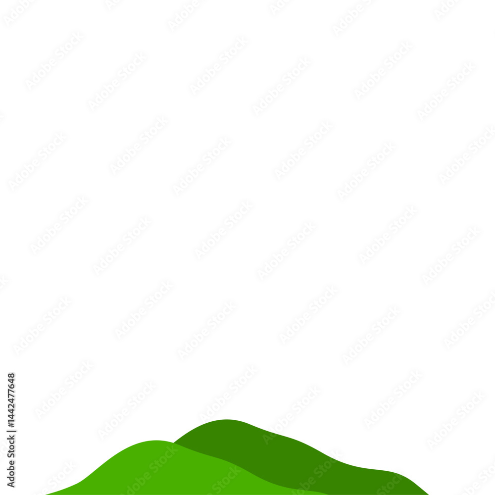 vector green mountains vector green mountains