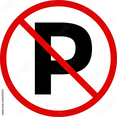 No parking sign. gate warning sign. Safety signs. Warning highway limit speed
