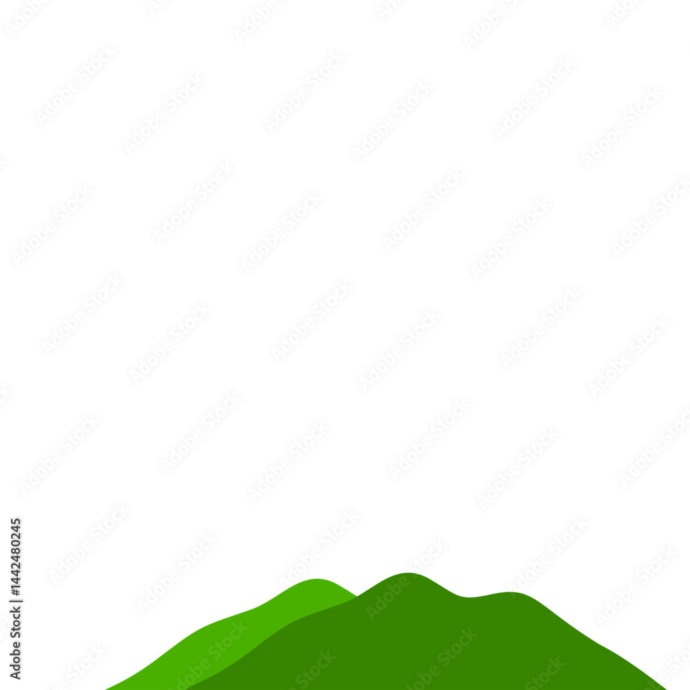 vector green mountains vector green mountains