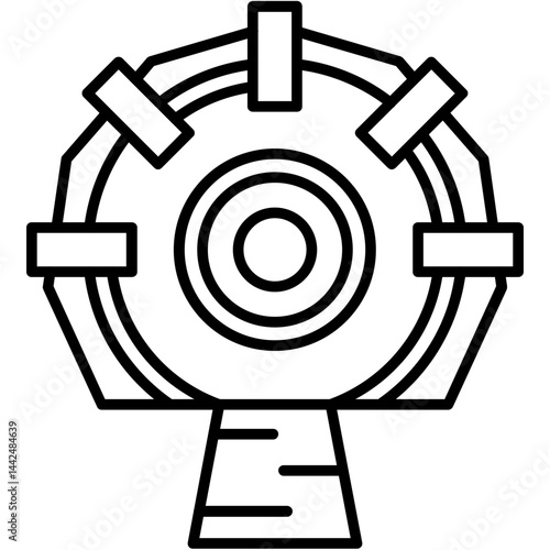 Particle Accelerator Icon