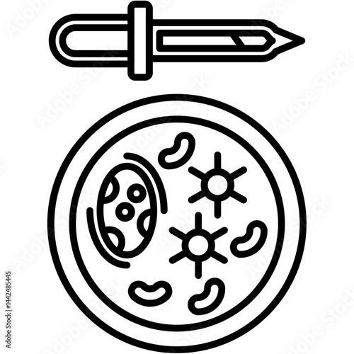 Microbiology Culture Icon