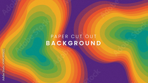 abstract background with rainbow