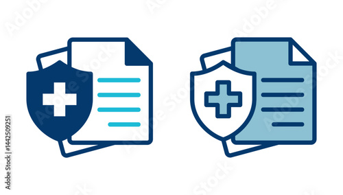 Medical insurance icon vector isolated on white background. health insurance icon