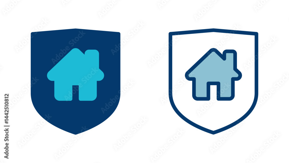 Home insurance icon vector isolated on white background. home protection icon Home insurance icon vector isolated on white background. home protection icon
