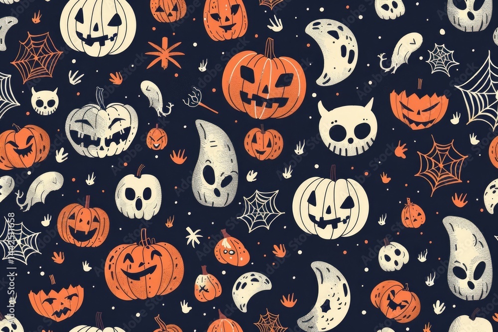 halloween pattern background halloween pattern background