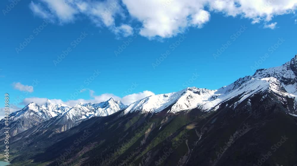 Explore the breathtaking snowy mountain glacial landscape of China from above in stunning aerial views Explore the breathtaking snowy mountain glacial landscape of China from above in stunning aerial views