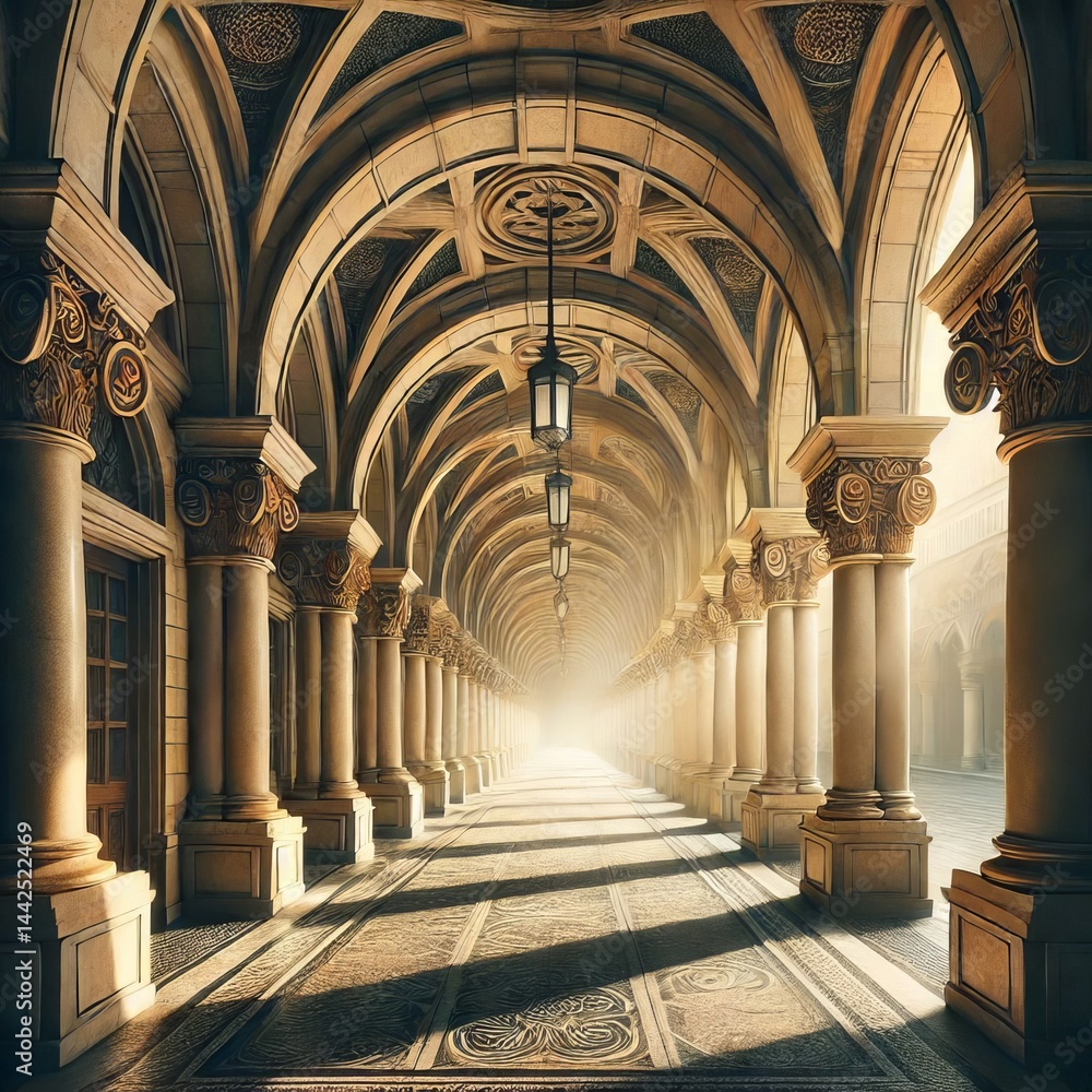 Fototapeta premium Arcaded Walkways through the arches