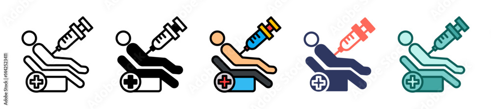 Injection multiple icon Injection multiple icon