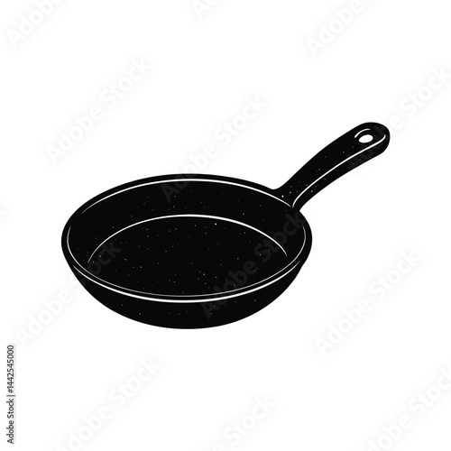 Hand Drawn Illustration of Black Object