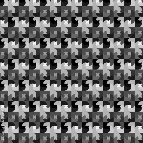 Geometric Vector Pattern 13 for wrapper design, packaging or printing on textiles, clothes