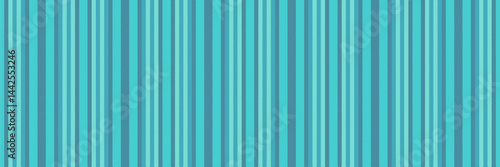 Aibrous fabric lines vertical, manufacture texture stripe textile. Oich background seamless pattern vector in medium turquoise and indigo colors.