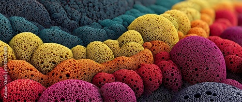 Topological Bubble Fields: Metamaterial Microstructures in Gradient Space.Generative AI