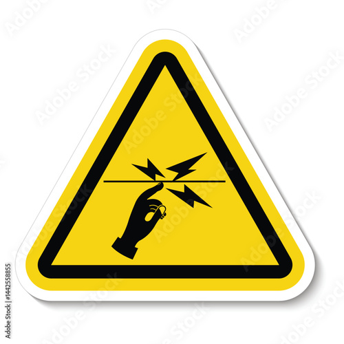 Do Not Touch Symbol Sign Isolate on White Background,Vector Illustration