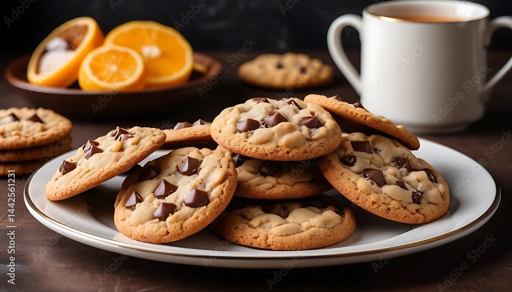High-Resolution Cookie Photography in a Beautiful Interior Setting High-Resolution Cookie Photography in a Beautiful Interior Setting