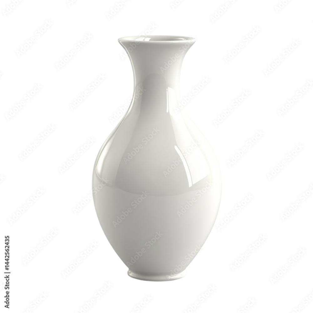 Elegant white ceramic vase simple design home decor perfect for flowers or decorative accents Elegant white ceramic vase simple design home decor perfect for flowers or decorative accents