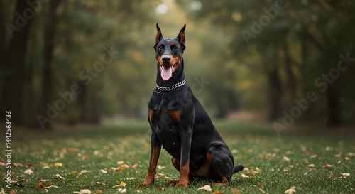 Doberman Pinscher Portrait