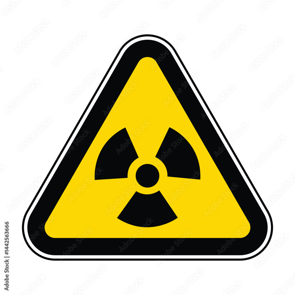 Radiation Hazard Symbol Sign Isolate On White Background,Vector Illustration EPS.10 Radiation Hazard Symbol Sign Isolate On White Background,Vector Illustration EPS.10