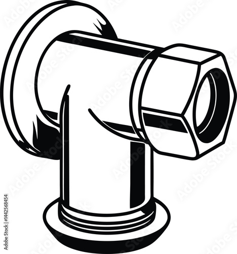 vector illustration of an old fashioned microphone