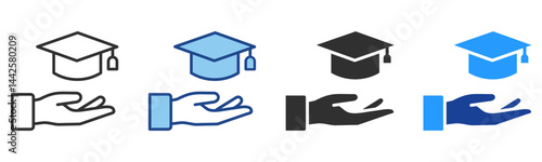 Learning Icon Multiple Style Vector Collection 