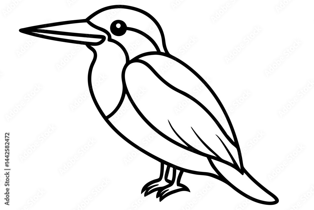 Obraz premium Graceful Kingfisher