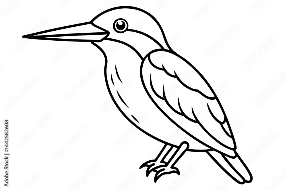 Obraz premium Graceful Kingfisher