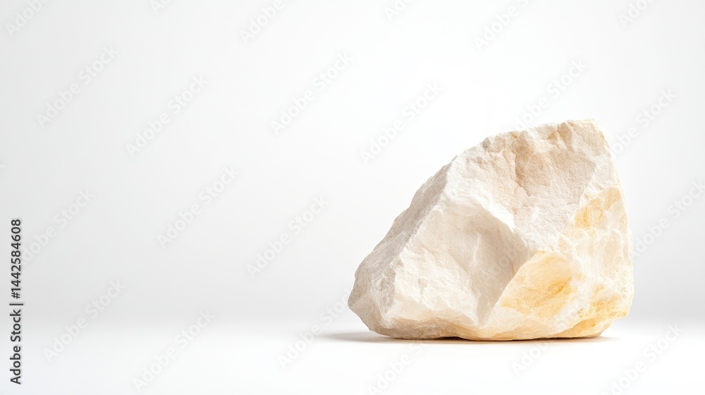 Obraz premium Off-white stone, smooth texture, simple aesthetic