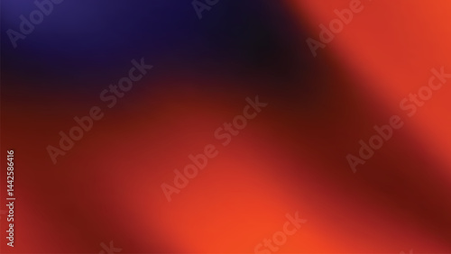 Abstract gradient with vibrant red and blue hues creates dynamic and energetic visual effect