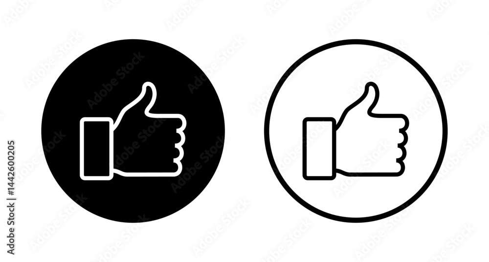 Like icon logo design. Thumbs up sign and symbol. Hand like Like icon logo design. Thumbs up sign and symbol. Hand like