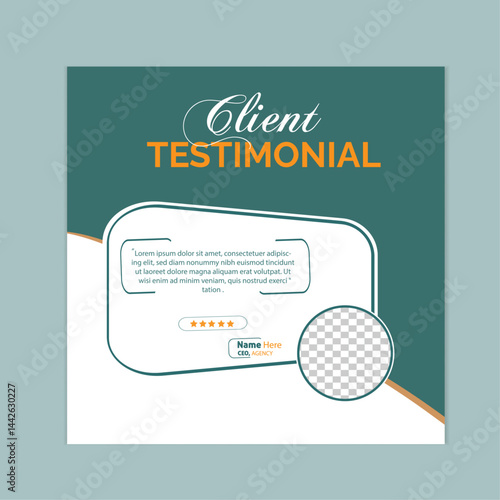 Client testimonials template Design customer feedback .