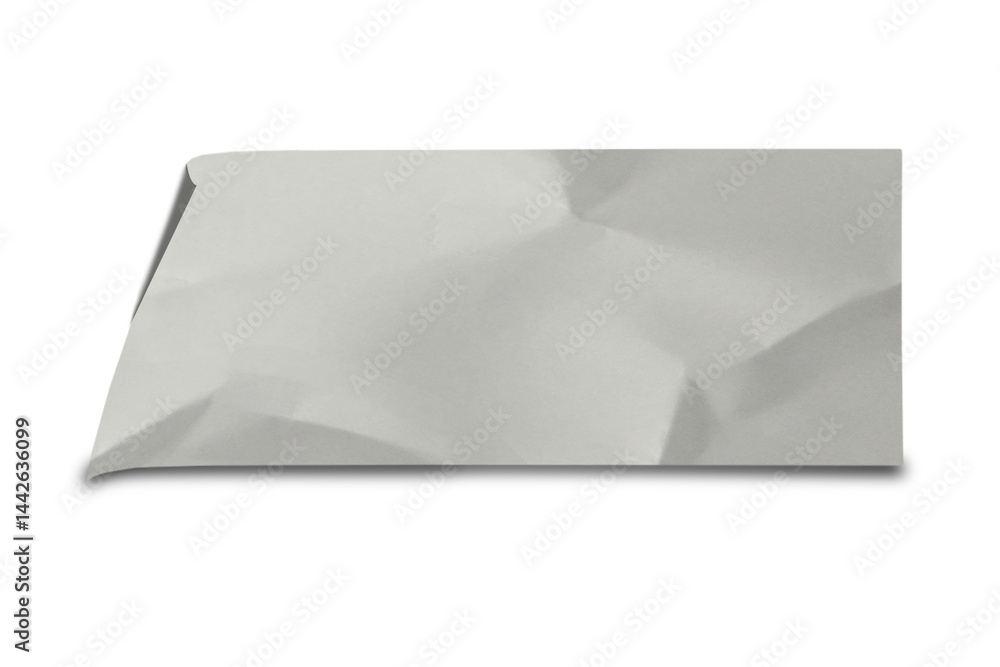 Blank Crumbled Paper Sticker Texture Blank Crumbled Paper Sticker Texture