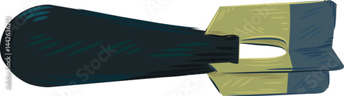 Creative missile vector in vibrant folk style. A unique blend of weapon and cultural symbolism perfect for educational, editorial, or artistic design purposes.

Vector illustration of decorative