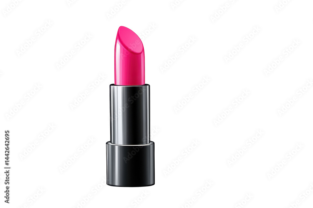 Isolated Single Pink Lipstick Isolated Single Pink Lipstick