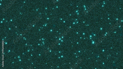 Teal blue glitter background, 4k shiny stars shimmer wallpaper backdrop
