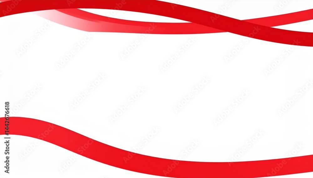 Dynamic red wave design abstract digital art graphic design minimalist style studio environment modern concept Dynamic red wave design abstract digital art graphic design minimalist style studio environment modern concept