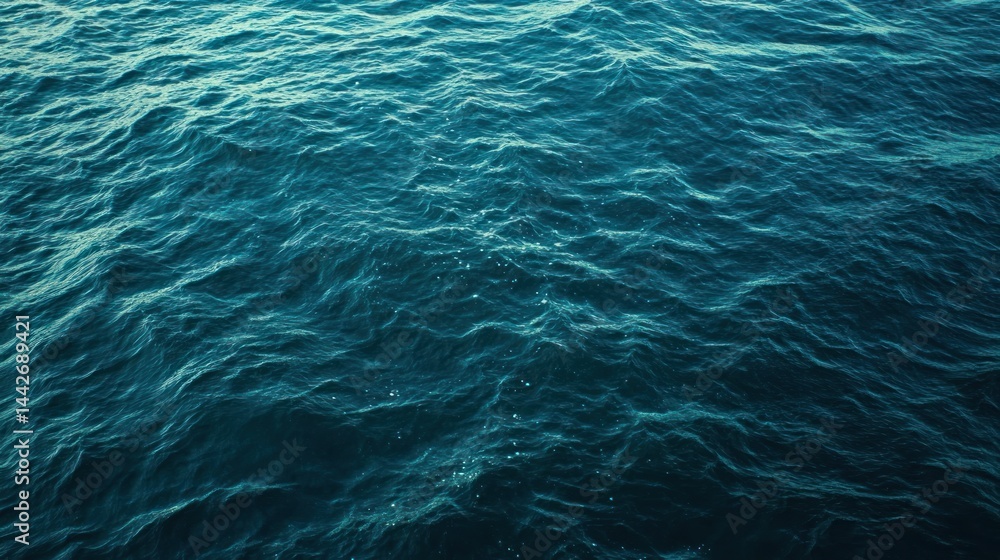 Obraz premium Deep Ocean Water Surface