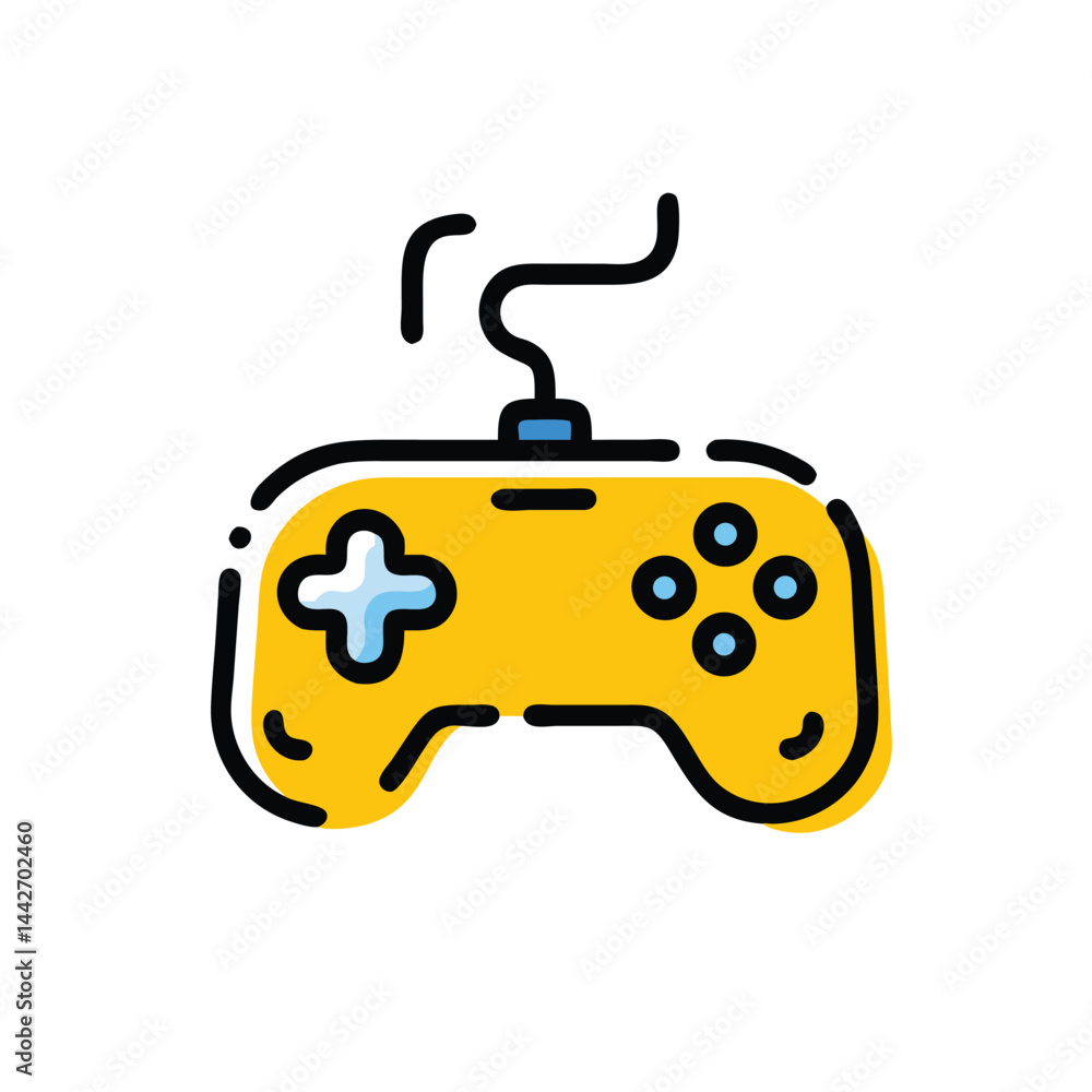 game controller on white background for web and graphic design game controller on white background for web and graphic design