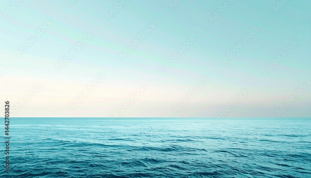 Naklejka premium Tranquil ocean waves serene coastline aerial view peaceful atmosphere nature photography