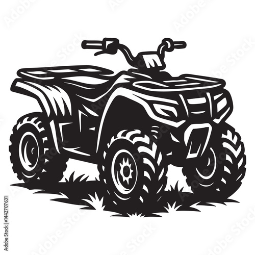 ATV vector logo illustration