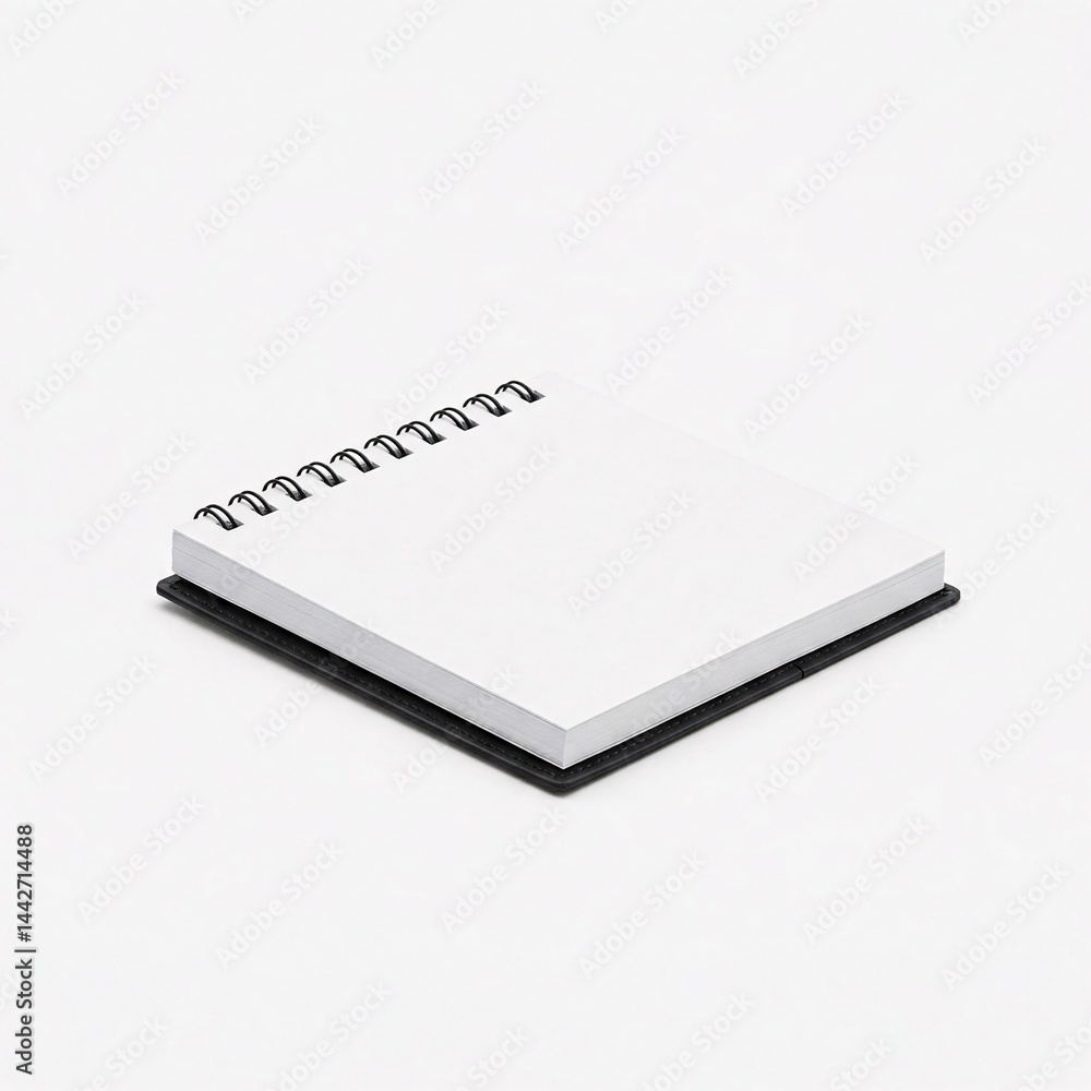 Spiral sketchbook isolated on a white Spiral sketchbook isolated on a white