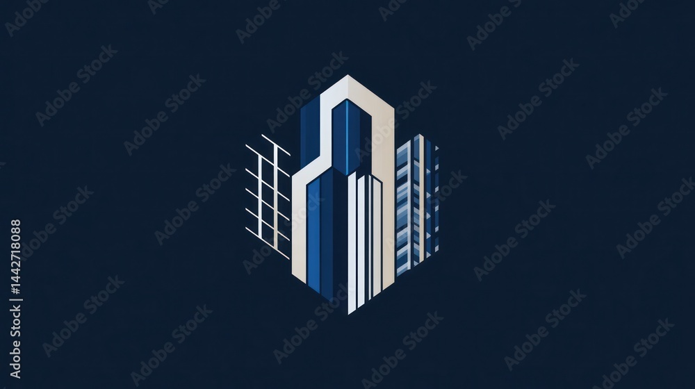 Fototapeta premium Cityscape Design, Abstract Modern
