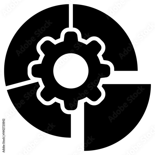 Sector Glyph Icon