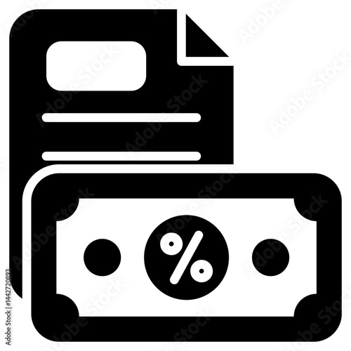 Tariff Glyph Icon
