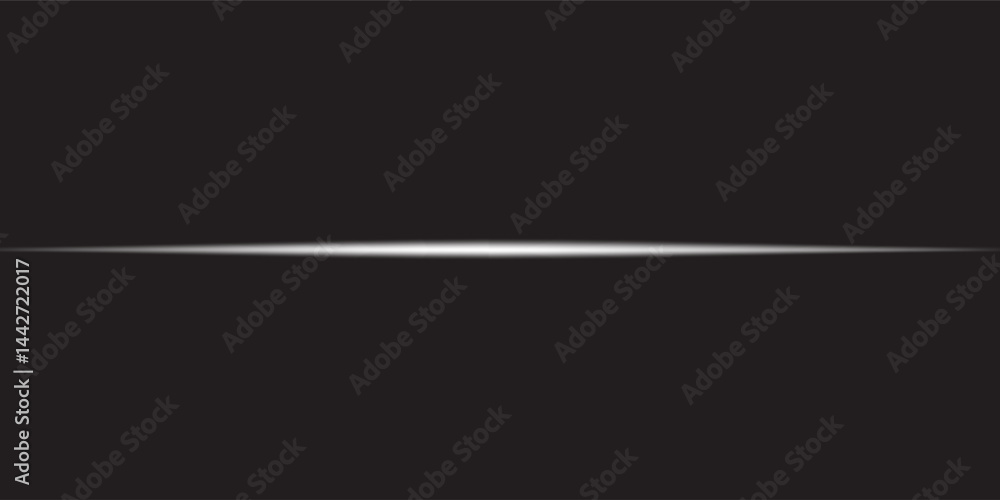 Obraz premium Abstract glowing gold line, horizontal light rays, flash simple art modern background