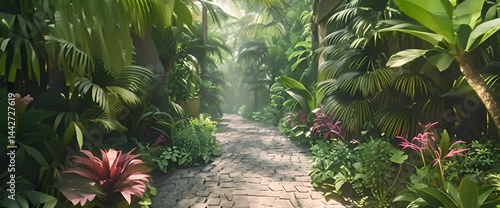palm tree in the garden