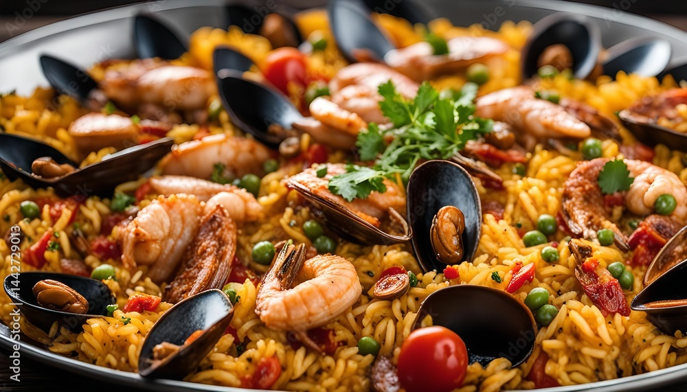 Seafood Paella: A Delicious Spanish Dish Seafood Paella: A Delicious Spanish Dish