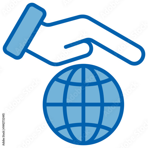 Monopoly Blue White Icon