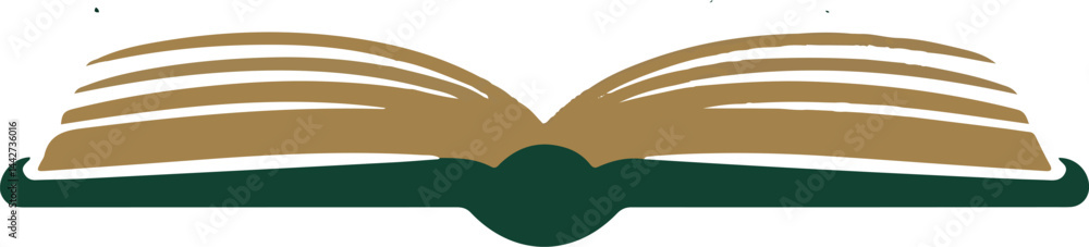 A logo for a library silhouette art illustration A logo for a library silhouette art illustration