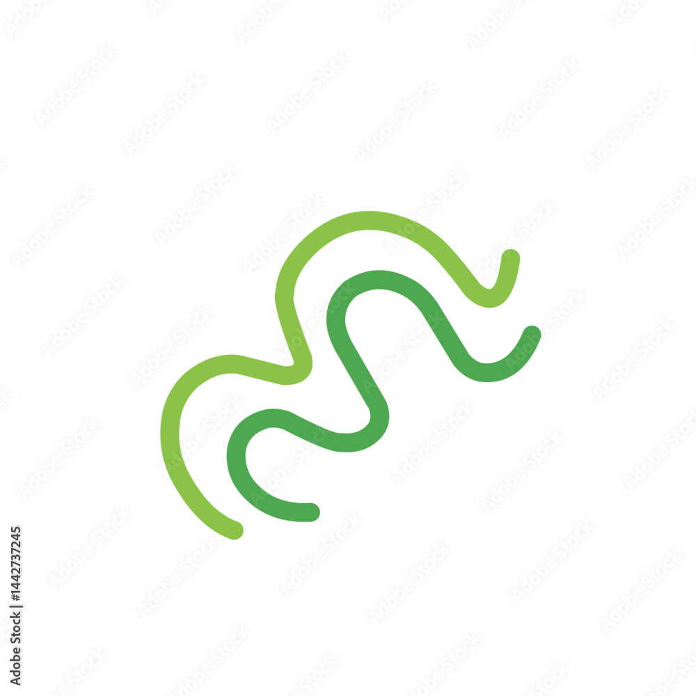 abstract green wave abstract green wave
