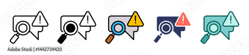 Identifying Errors multiple icon