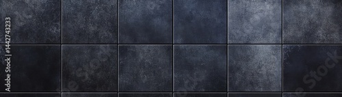 Dark Gray Textured Tile Flooring